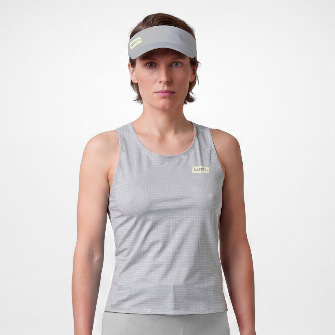 04958H Levit Sleeveless Running Jersey STONE GRAY