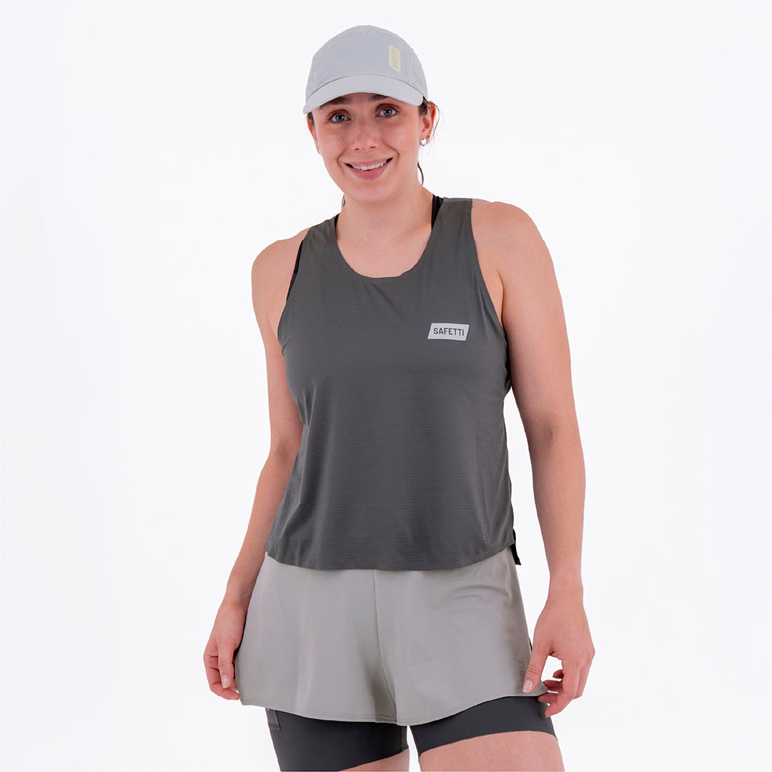 LEVIT GRAY WOMEN’S RUNNING TANK TOP