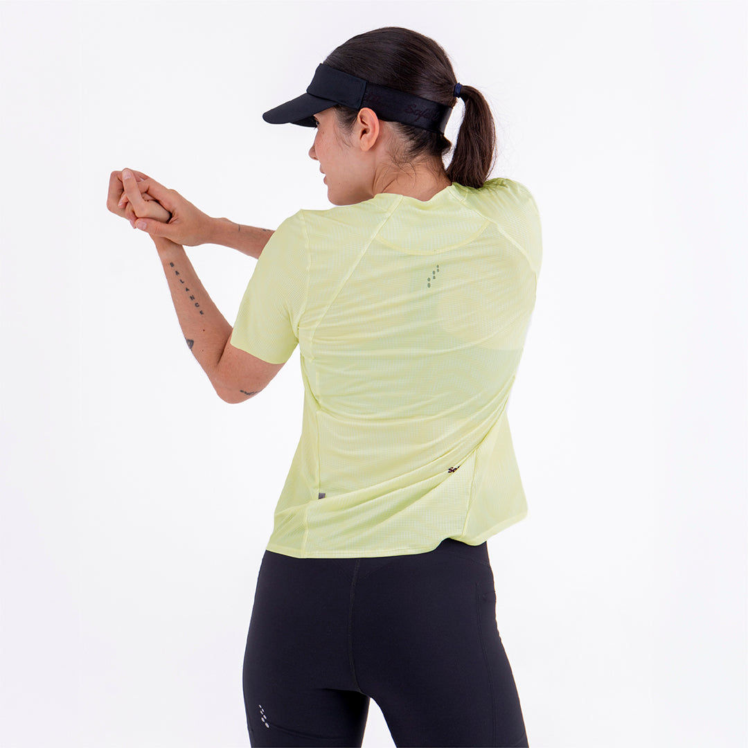 PRO 405 YELLOW WOMEN’S RUNNING TEE