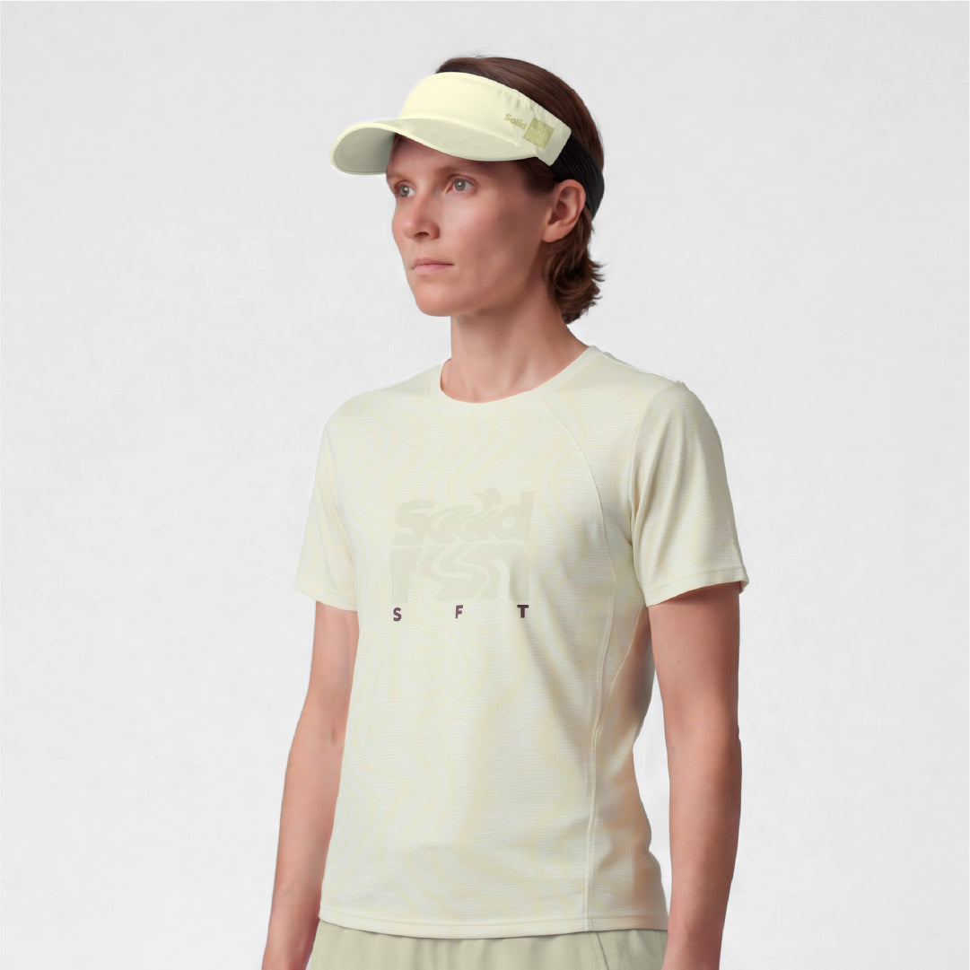 07970H PRO 405 Short Sleeve Running Jersey YELLOW
