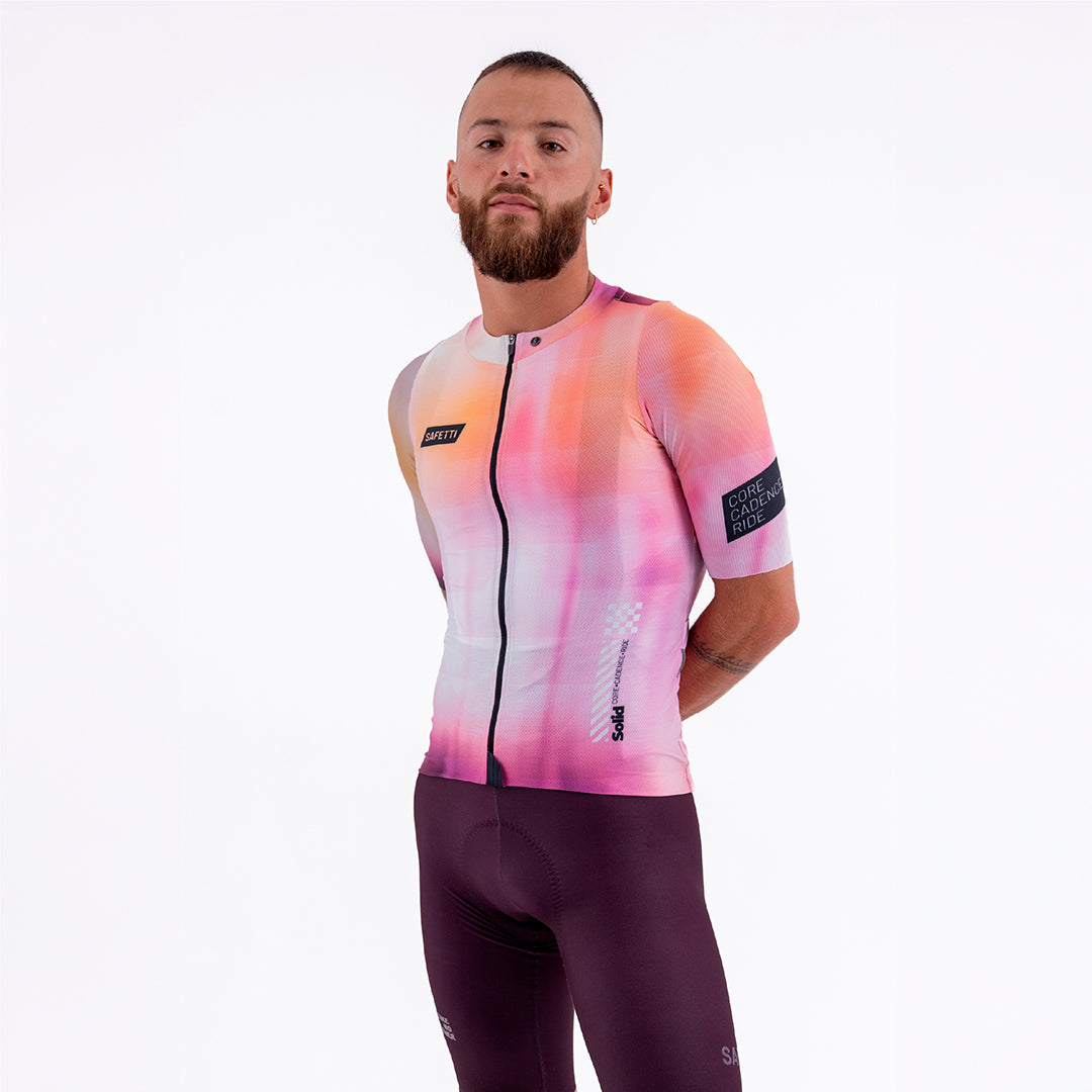 SOLID PULSE MEN’S SHORT SLEEVE CYCLING JERSEY