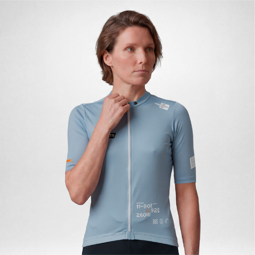 11966H Leggero Short Sleeve Cycling Jersey BLUE AURA