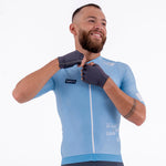 SOLID BLU AURA MEN’S SHORT SLEEVE CYCLING JERSEY