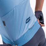 SOLID BLU AURA MEN’S SHORT SLEEVE CYCLING JERSEY