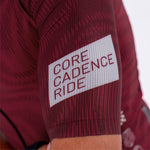 PLUMWIME BURGUNDY WOMEN’S SHORT SLEEVE CYCLING JERSEY