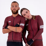 PLUMWIME BURGUNDY WOMEN’S SHORT SLEEVE CYCLING JERSEY