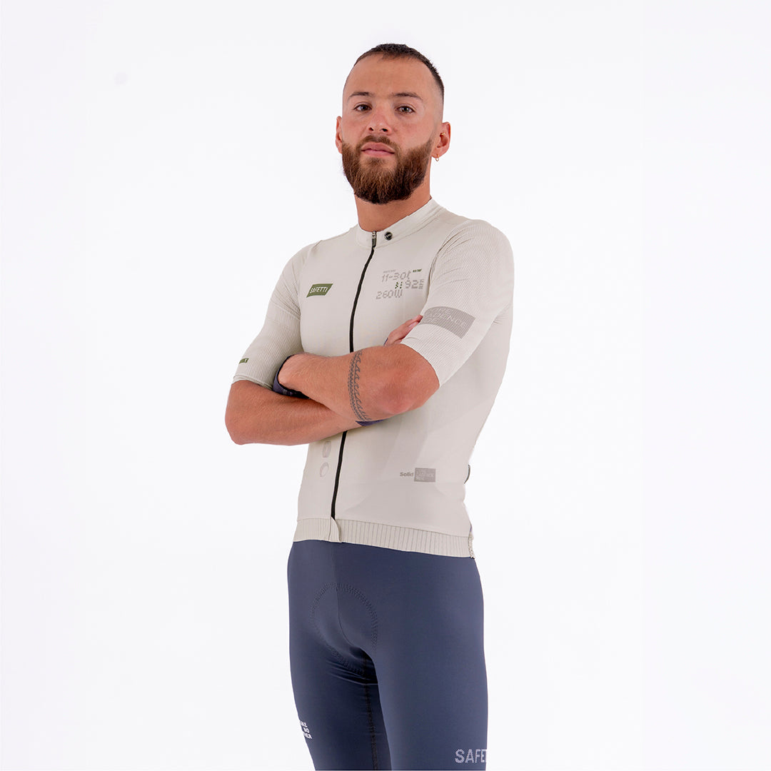 WARM SAND MEN’S SHORT SLEEVE CYCLING JERSEY