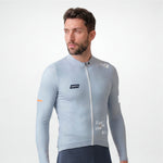 12967H Leggero Long Sleeve Cycling Jersey BLUE AURA