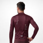12975H Leggero Long Sleeve Cycling Jersey PLUM WINE