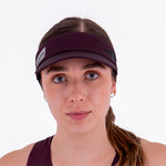 SOLID PLUM UNISEX RUNNING VISOR