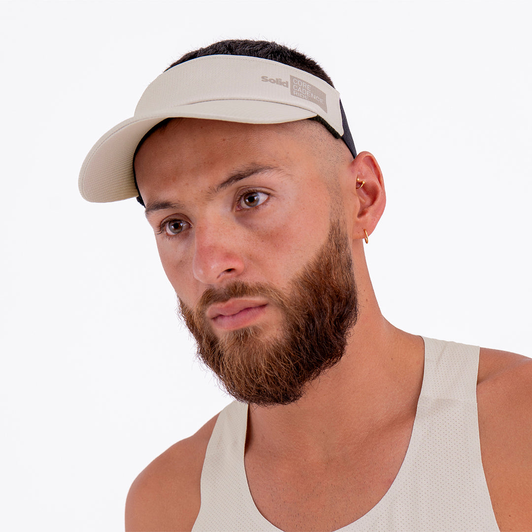 SOLID SAND UNISEX RUNNING VISOR