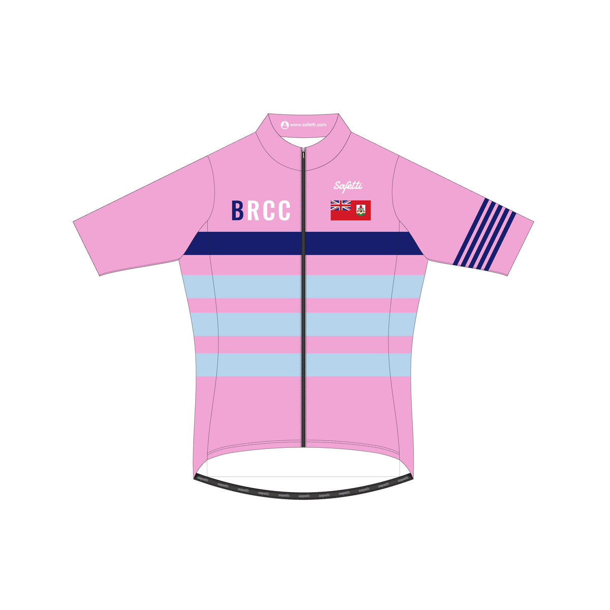 BR'26 - Lombardia Short Sleeve Cycling Jersey Pink. Women