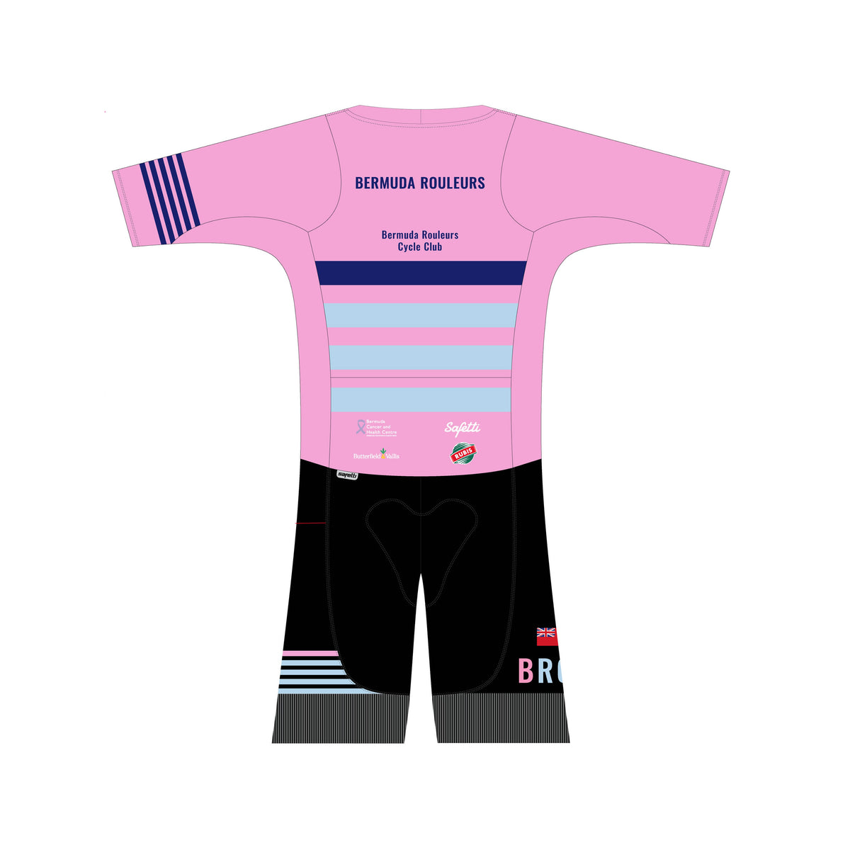 BR'26 - Monteroso Cycling Skinsuit Pink. Women