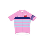 BR'26 - Basic Short Sleeve Cycling Jersey Pink (4-12). Junior
