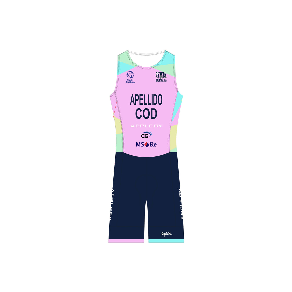 BTA'26 - ITU Acqua Zero Sleeveless Triathlon SkinSuit. Men