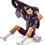 TIDE PLUM MEN’S SHORT SLEEVE CYCLING JERSEY