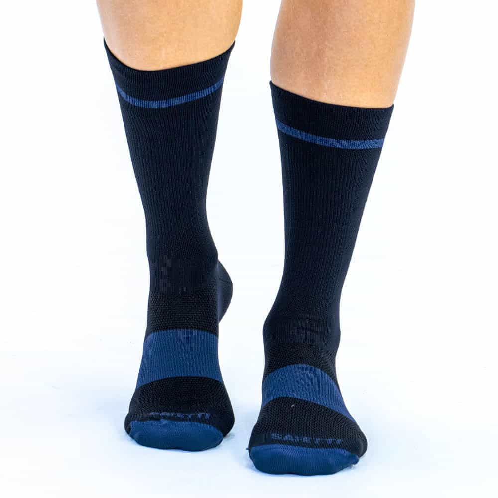 VENTI 8" BLUE UNISEX CYCLING TIGHTS