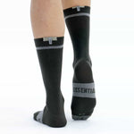 VENTI 8" GRAY UNISEX CYCLING TIGHTS