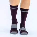 VENTI 8" WINE UNISEX CYCLING TIGHTS