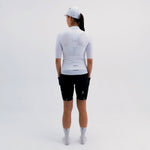 LATITUDE WHITE WOMEN'S SHORT SLEEVE CYCLING JERSEY