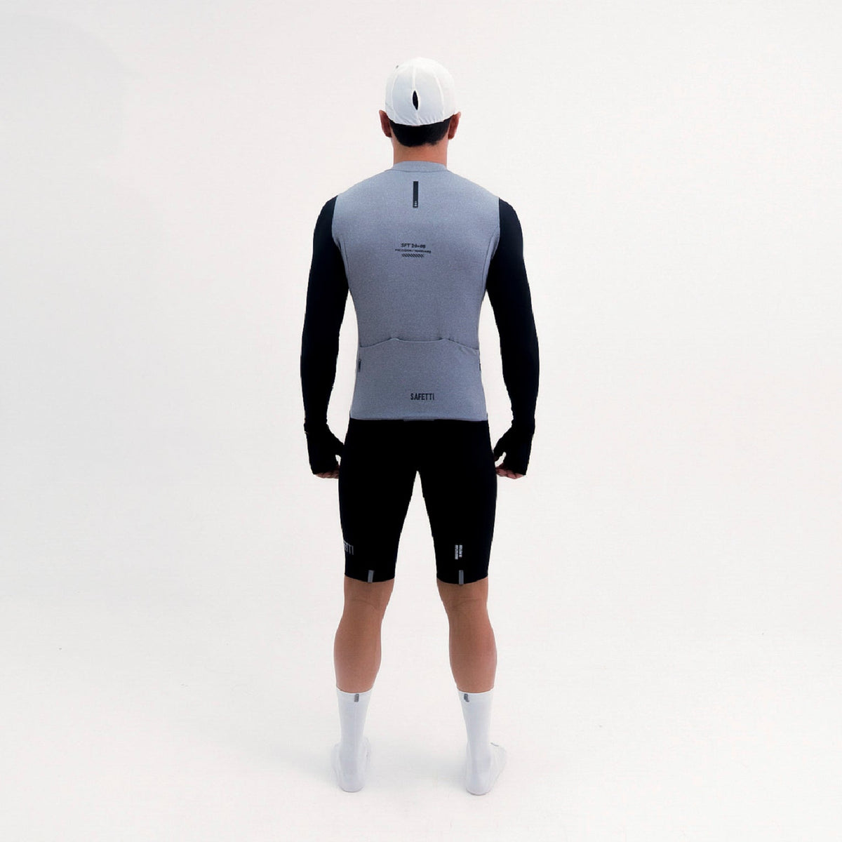CLIMATE GRIS MEN'S LONG SLEEVE CYCLING JERSEY