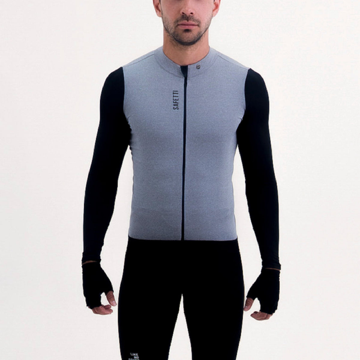 CLIMATE GRIS MEN'S LONG SLEEVE CYCLING JERSEY