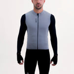 CLIMATE GRIS MEN'S LONG SLEEVE CYCLING JERSEY