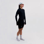 LATITUDE BLACK WOMEN'S LONG SLEEVE CYCLING JERSEY