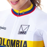 COLOMBIA VARTA WOMEN'S LONG SLEEVE CYCLING JERSEY