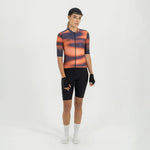 CRIMSON SHORT SLEEVE CYCLING JERSEY FOR WOMEN