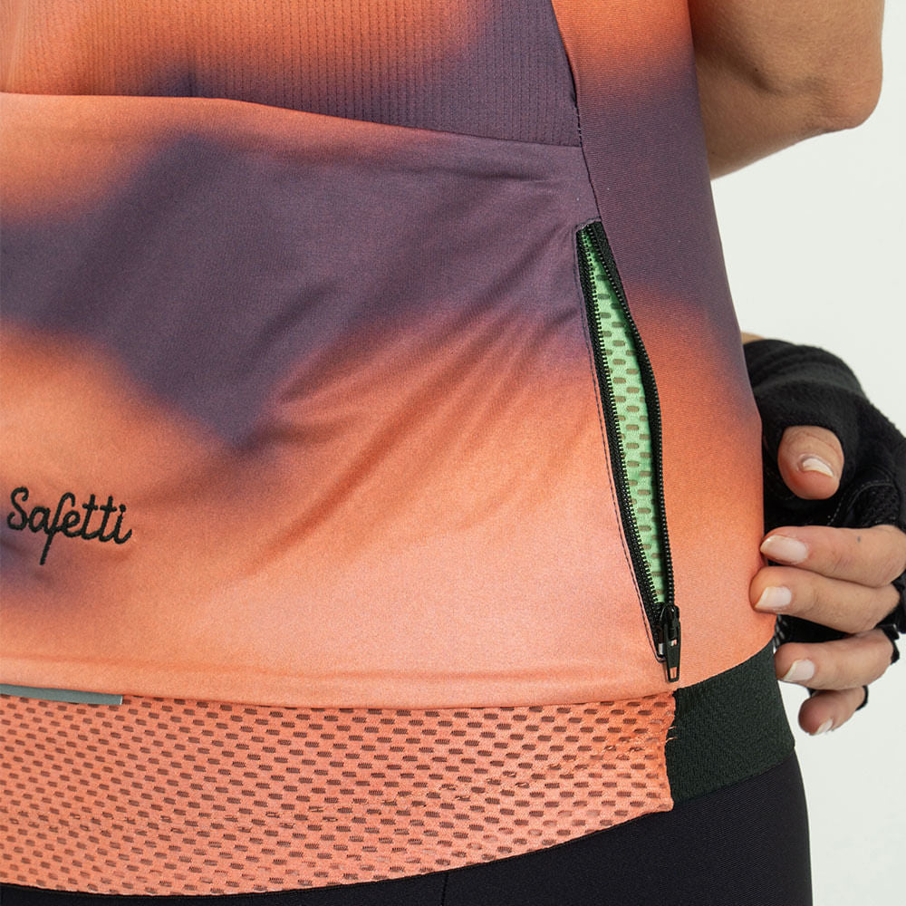 CRIMSON SHORT SLEEVE CYCLING JERSEY FOR WOMEN