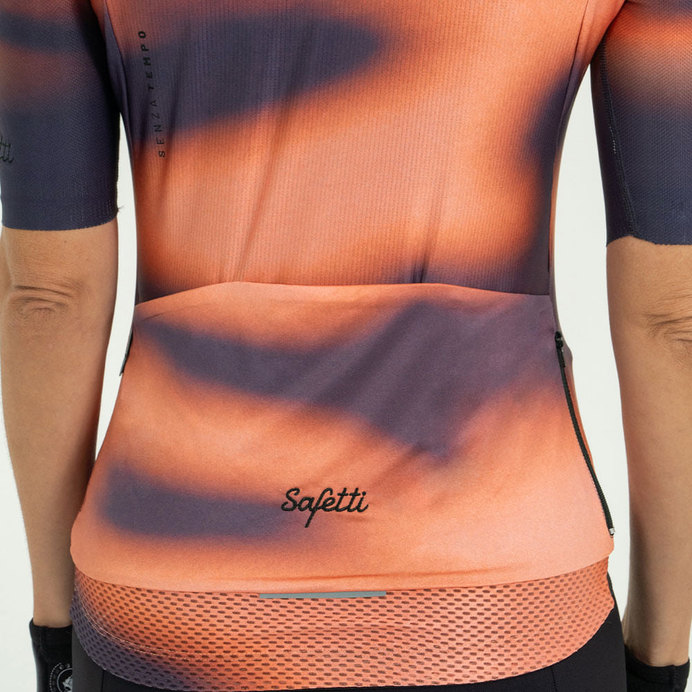 CRIMSON SHORT SLEEVE CYCLING JERSEY FOR WOMEN