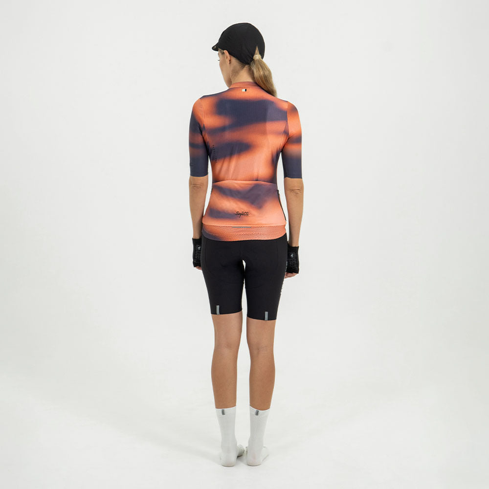 CRIMSON SHORT SLEEVE CYCLING JERSEY FOR WOMEN