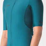 ESSENTIAL COLORS PETROL BLUE WOMEN'S SHORT SLEEVE CYCLING JERSEY