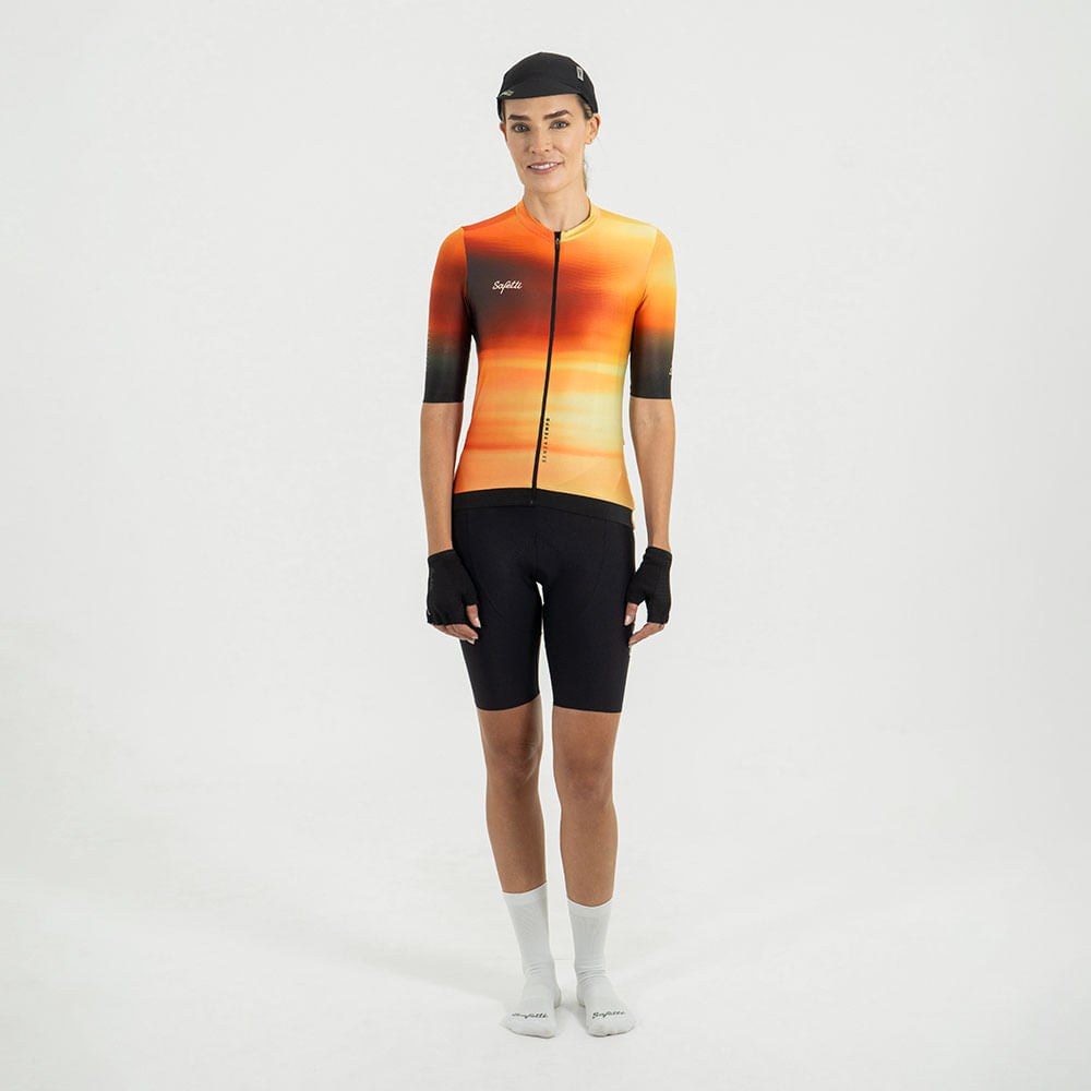 GOLDHOUR SHORT SLEEVE CYCLING JERSEY FOR WOMEN