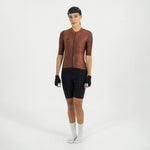 SUNSETTIDE RUSSET WOMEN'S SHORT SLEEVE CYCLING JERSEY