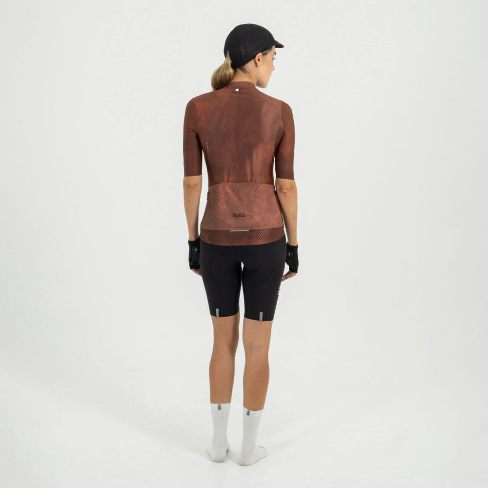 SUNSETTIDE RUSSET WOMEN'S SHORT SLEEVE CYCLING JERSEY
