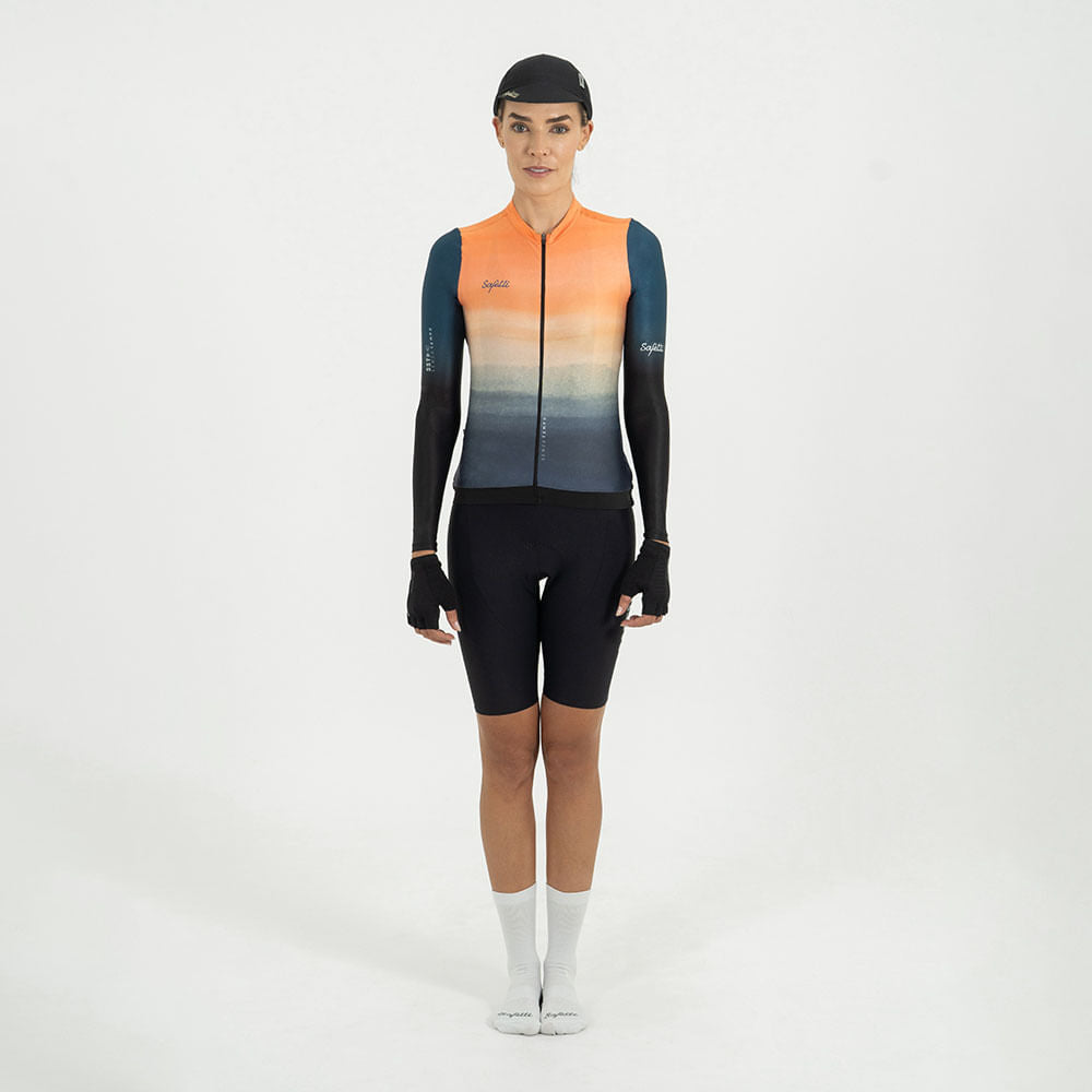 OCEANGLOW WOMEN'S LONG SLEEVE CYCLING JERSEY