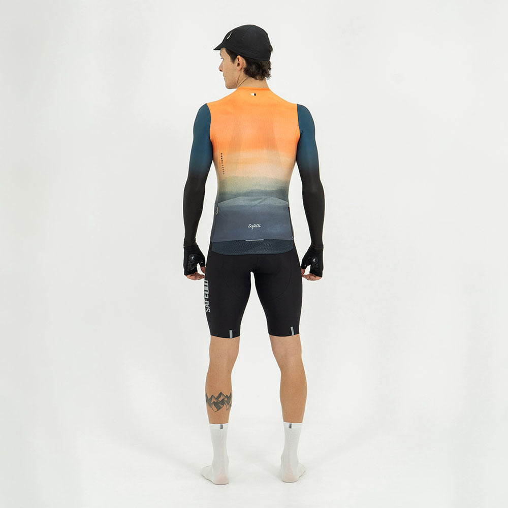 OCEANGLOW MEN'S LONG SLEEVE CYCLING JERSEY