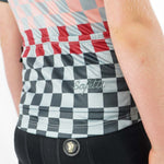 SQUARES SHORT SLEEVE CYCLING JERSEY FOR KIDS