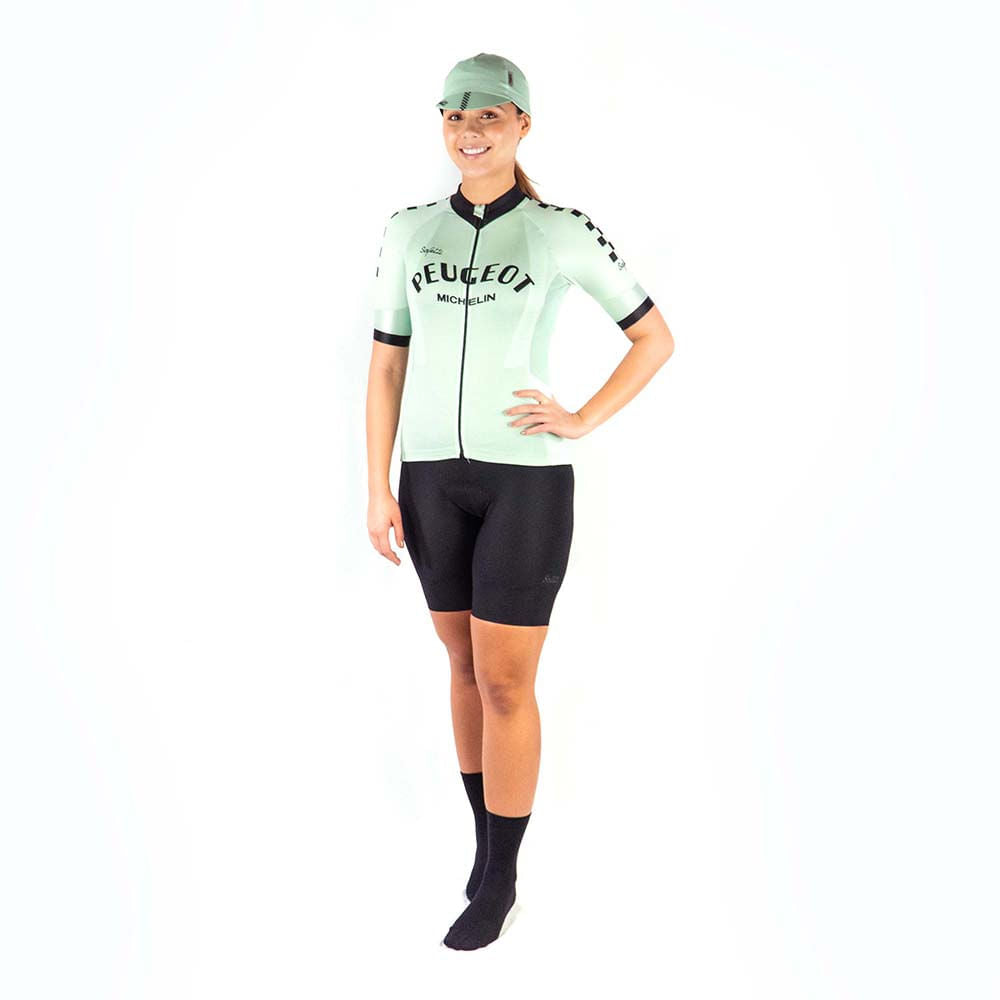 WOMEN’S PEUGEOT CYCLING JERSEY SHORT SLEEVE MINT