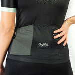 PEUGEOT BLACK WOMEN'S SHORT SLEEVE CYCLING JERSEY