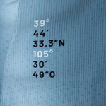 WOMEN'S POWDER BLUE LONG SLEEVE CYCLING JERSEY