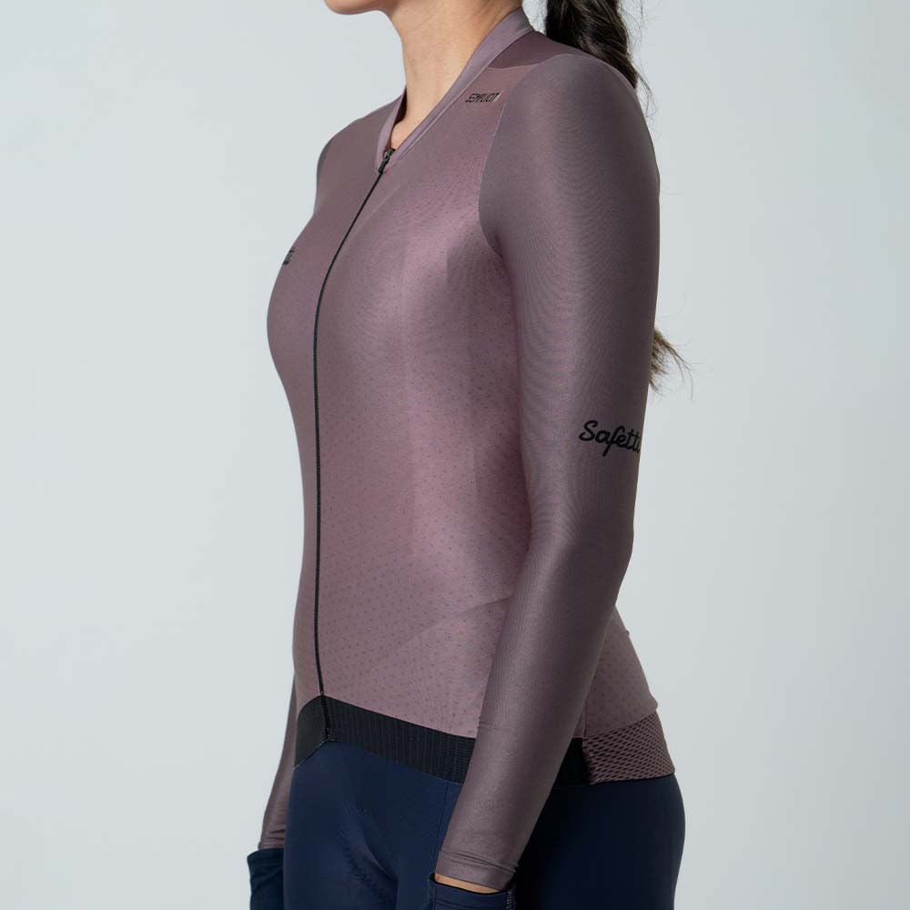 BERRYMILK WOMEN'S LONG SLEEVE CYCLING JERSEY