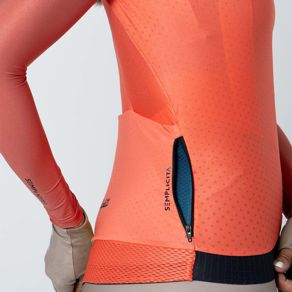 FLAME LONG SLEEVE CYCLING JERSEY FOR WOMEN