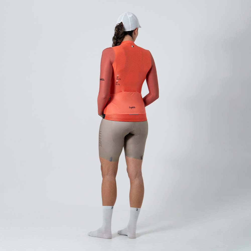 FLAME LONG SLEEVE CYCLING JERSEY FOR WOMEN