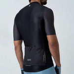 BLACK SHORT SLEEVE CYCLING JERSEY FOR MEN