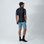 BLACK SHORT SLEEVE CYCLING JERSEY FOR MEN