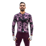TIDE PLUM MEN’S LONG SLEEVE CYCLING JERSEY