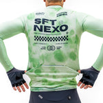 TIDE GREEN MEN’S LONG SLEEVE CYCLING JERSEY